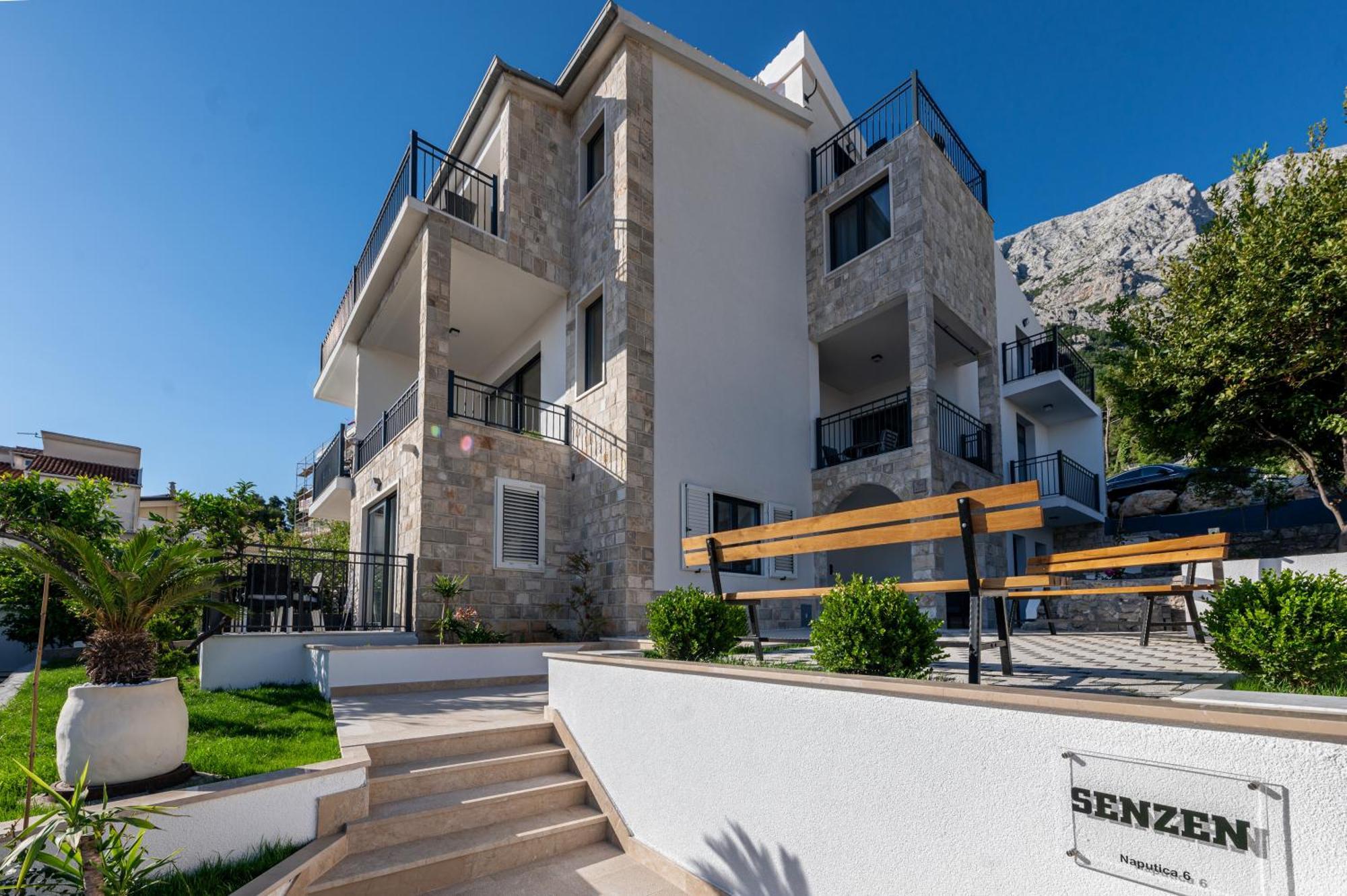 Villa Senzen Baška Voda Kültér fotó